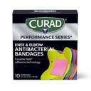 Seria de performanţe IRONMAN Bandaje antibacteriene, Tehnologie Adezivă Extremă Hold, Knee & Elbow 3 inci x 3 inci, 10 Conte, Ideal pentru Cuts, Scrapes, Sport, şi Active Lifestyles