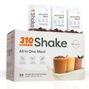 310 Nutritie - All-In-One Masă de înlocuire Shake - Noua formulă cu fibre Rich Vegan Superfood Blend - Îndulcitori naturale - Low Carb Shake, Keto & Paleo Friendly - Gluten Free - 26 Vitamine esenţiale & Minerale - Varietate Shake Box - Ciocolata Bliss
