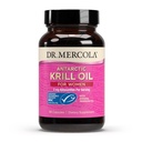 Dr. Mercola Krill ulei pentru femei - 2 mg Astexanthin - MSC Certified Sustainable - Suportă creierul, Skin & Immune Systems - cu Omega-3s - Non-GMO, Gluten-Free & Soy-Free - 90 capsule (30 Servings)