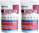 BEET'UMS Beet Chews - Premium Organic Beet Supplement de pulbere de suc - Nitric oxid de energie și fluxul de sânge Circuulație Suport - Real ciocolata rodie sanatate Chews cu 7 Superfoods (2)