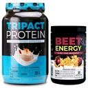 Nurologie Tripact Proteine pulbere, 7-in-1 Masa de înlocuire Shake, Vanilla Latte Scorțișoară Aromă (40 Serviri) Sfeclă naturală O2, Pre Workout pulbere, Aroma de fructe de pasiune (30 Serviri)