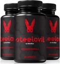 (3 ambalaj) Capsule Steelovil pentru bărbaţi, Pastillas pastile oficiale Steelovil pentru suport cuprinzător, Toate naturale de sex masculin Supliment pentru a sprijini energia şi sănătatea generală, Ovil de oţel Pastillas Recenzii (180 capsule)