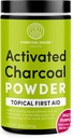 Charcoal House Hardwood activat Charcoal Powder - Primul ajutor Topical pentru a face Poultice Charcoal, Charcoal Foot Soaks, Charcoal Baths & More! - 10oz