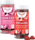 NAC 600mg + Choline & DHA Gummies Bundle - Suport nutritional pentru wellness zilnic
