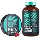 WILD combustibil Essential Amino Acid Supliment și Keto Candy MCT ulei Keto Gummies energie, putere, și de recuperare Bundle