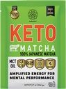 Harmony, Keto Matcha, Pure Japanese Matcha pentru a amplifica energie si performanta mentala, Instant Drink Mix Packet, 68mg de cofeina pe servire, 12 Pachete
