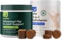Wuffes Hip și Supliment comun pentru Rase mari și 23-in-1 Multivitamine Bundle
