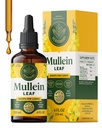 HERBAMAMA Mullein picături pentru plămâni - Vegan Lung Cleanse cu Mullein Leaf Extract, Echinacea Tincture & Licorice - non-GMO, Alcool și zahăr-Sugar suport respirator gratuit - 56-Day Supply