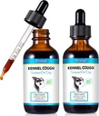 Kennel Tuse pentru câini - Kennel Tuse Tratamentul, Natural Cough Supliment pentru câini, Gentle Dog Congestion Relief, Liquid Dog Alergy Relief (2 Fl Oz (Pachetul de 2))