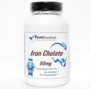 Chelat de fier 50 mg 200 capsule Pure de PureControl Suplimente