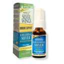 Natural Path Aripi de argint coloidale de argint 150ppm (750mcg) w/Olive Leaf - Supliment de sprijin imun - 1 oz Spray