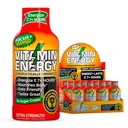 Vitamin Energy Focus+ Extra Putere Energie Shot Mango 12 Pack, 260 mg Cafeina naturala, B-Vitamina, CoQ10, Amino Acidi, Focus, Productivitate & Clarity, Zero Zahăr, Gluten-Free, 1.93 fl oz