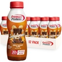 Premier Proteine Indulgence Proteine Shake, 30g Proteine, 3g Zahăr, Sare Caramel Truffle, 11.5 fl oz, Pachet de 12