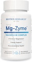 Biotics Research Mg-ZymeTM Triple Magneziu Complex 100 mg- Magneziu Glicinat, Gluconat, Aspartate Supliment Chelated, Absorbţie ridicată, Sleep de susţinere, Energie, Sănătate Cvasculară 100 Capsule