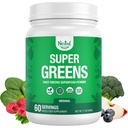 Cuted Naturals Super Greens Daily Superfood Powder - USDA Certified Organic Green Powder w/20+ Whole Foods, Spirulina Powder, Wheat & Barley Grass - Probiotice, Fiber & Enzymes - Original Flavor, 60