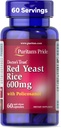 Puritani Doctori de mândrie Trust® Red Yeast Rice 60mg cu Policosanol, Supliment alimentar, 60 capsule de eliberare rapidă
