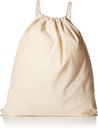 TBF 12 Pack Bulk Bumbac Canvas Drawstring Backpack Bags (14" W x 18" H) - Perfect pentru DIY, Crafts, Evenimente & More