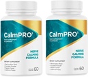 2 Pachete calmpro5, calmpro5 Capsule nervoase, 2025 capsule calmante pentru calmare nervoasă, fără conservanţi artificiali, fără lactate (2 sticle)