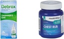 Debrox Swimmer's Ureche Drops, 1 Fl Oz şi HealthWise Medicate Chest Rub, 4 oz. Bundle