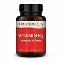Dr. Mercola Vitamina K2-180 mcg Vitamina K2 ca MK-7 - Susţine funcţia arterială sănătoasă şi sănătatea inimii - non-GMO, gluten-gratuit şi lactate- 90 capsule (90 Servings)
