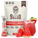 Salud 2-in-1 Hidratare si Imunitate Electroliti Pulbere, Pepene verde Margarita - 15 Serviri, Agua Fresca Drink Mix, Elderberry, Dairy & Soy Free, Non-GMO, Gluten Free, Vegan, Low Calorie, 1G Sugar