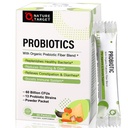 Natura Probioticele-ȚINTĂ pentru femei-bărbați-copii Pulbere probiotică 60 Miliarde CFU 13 Tulpini - Prebiotice și Probiotice pentru Digestive Health, Perioada de valabilitate Stable, Non-GMO, Gluten gratuit 30 Pachete