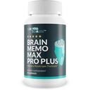 Brain Memo Max Pro Plus - Top Memory & Brain Memo Max Pro Supplement - Suport Imbunatatirea memoriei si acuitatii mentale - Ajutor Functia naturala a creierului - Suport Focus, Recuperare mentala, & Energie