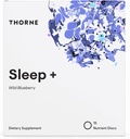 THORNE Sleep + Dissolvable Supplement Disc - Mușețel, L-Theanină și Melatonină pentru somn profund, odihnitor - 15 Serviri