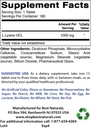 Cele mai bune naturale L-Lysine 1000mg & Vitamina C 1000 mg