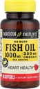 Ulei de pește 1000 Mg No Burp Softgel, de Mason Vitamine - 90 Ea