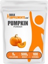 BulkSupplements.com Pumpkin Powder - Supliment de dovleac, pentru suport digestiv, Superfood Supplement - Gluten gratuit, 5g per Serving, 500g (1.1 lbs) (Pachet de 1)