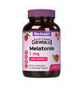 Bluebonnet Nutrition EarthSweet Melatonin 1 mg Rapid-Acțiune rapida relaxare pe timp de noapte și suport somn odihnitor - Ajutor pentru somn - Gluten-Free, Vegan - Aroma - Tablete masticabile Raspberry