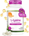 Zahler L-Lysine 500mg, Freeform L-Lysine Supliment, Kosher 60 Capsule