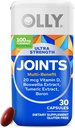 OLLY Ultra Joint Softgels, Extract Boswellic, Turmeric, Vitamina D, Bor, 30 zile de aprovizionare - 30ct