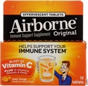 Aeropurtate - Efervescent comprimate cu vitamina C - Zesty portocaliu - 10 comprimate - 4 ambalaj