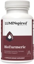 LUMINSPIRED Health High Absorbtion Curcumin Supliment cu extract de piper negru pentru sănătate comună, suport antioxidant și relief inflamație, Vegan, non-GMO, Gluten gratuit - 60 Conte