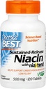 Cel mai bun real Niacin eliberare extinsă, 500 mg, 120 conte