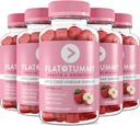 Flat Tummy Apple Cidru Otegar Gumries, 60 Count (5 Pack) 