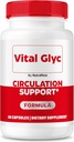 Capsulele de Glyc vitale - Formula oficială de susţinere a sângelui, Vitalic Glyc Sangele de curăţat vase, Vital Glyc Glyco Optimizer pastile, susţine sănătatea generală & Wellness, Vital Glyc pulbere (60 capsule)
