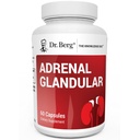 Dr. Berg Adrenal Glandular - Hormone Echilibru Formula care susţine funcţie suprarenală sănătoasă - Adrenala Supplement - 60 Capsule