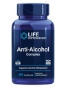 Life Extensie Anti-Alcohol Complex, Vitamina C, zinc, Seminte de struguri, Milk Thistle, Clove Extract, Suportă sănătos de alcool metabolice şi funcţie optimă a ficatului, Gluten-Free, non-GMO, 60 capsule