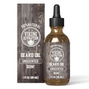 Viking Revolution Unscented Beard Oil for Men - Natural Mens Beard Oil with Argan Oil and Jojoba Oil - Beard Softener, Consolideaza si Moisturizes - Beard Balsam pentru Barbati (Unscented, 1 Pack)