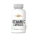 Vitamina C Capsulele sunt pure, porumb şi fără OMG-uri, 1000 mg vitamina C per capsulă, 200 capsule