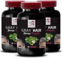 Complexul de par natural - parul gri Reverse - Vibrancy proaspat, Culoare trezire, Hair Tone, Restore Vibrancy, Culoare Refresh, Hair luminos, Aspect Tineret, Păr luminos 3 sticle 180 capsule