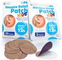 P6 Motion Sickness patch-uri pentru copii - toate patch-uri de boală la Marea Naturală pentru Cruise și Masina - Patch-uri de mișcare non-drowsy pentru copii - Patch-ul de boală mișcare sigură pentru călătorie