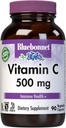 Bluebonnet Nutritie Vitamina C 500 mg Capsule vegetale, Acid ascorbic, pentru Immune Health & Skin Health, Vegan, Vegetarian, Non OMG, Gluten Free, Soy Free, Milk Free, Kosher, 90 Capsule vegetale