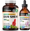 BIO KRAUTER Dan Shen 250 Capsule & Astragalus Tincture 4 Fl. Oz.