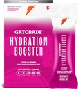 Gatorade Hidratare Booster Electrolyte Drink Mix Packets, Citrus Berry, Advanced Electrolyte Blend, No Added Colors, No Artificial Sweeteners, Essential Vitamins A, C, B3, B5, B6, Makes 20 Fl Oz, (6 Pack)