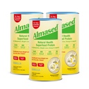 Almased Vanilla Masă de înlocuire Shake - Low-Glycemic High Plant Base Proteine pulbere- Greutate nutriţională Health Supplement - Vanilla Flavor - 17,6 oz (1.1 Pound (3 Pachet)))