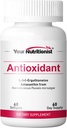 Antioxidant Softgel - Astaxantină din Algae, Ergotioneină - 60 Conte, 60 Aprovizionare de zi